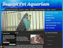 Tablet Screenshot of beaconpetaquarium.com